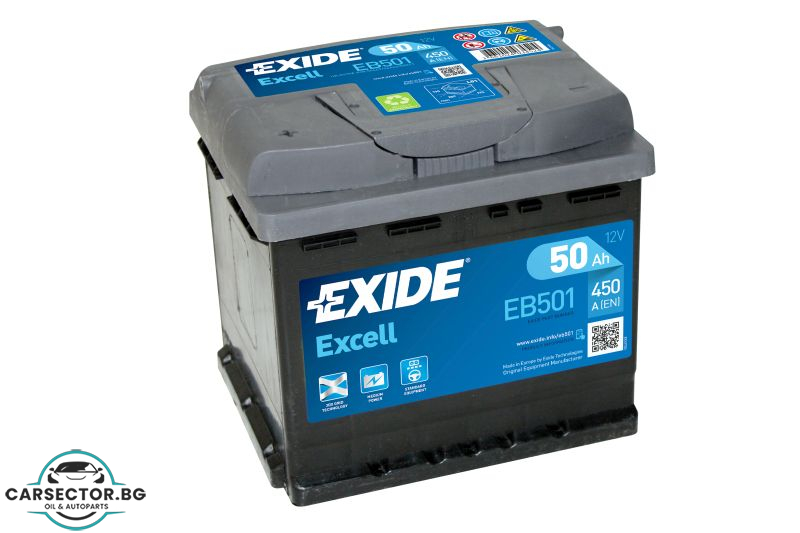 Акумулатор Exide Excell 50Ah 450A L+