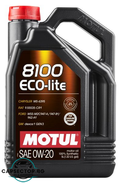 Двигателно масло Motul 8100 ECO-lite 0W20 5L