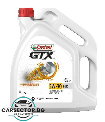 Двигателно масло Castrol GTX 5W30 RN17 5L