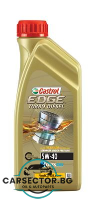 Двигателно масло Castrol EDGE TURBO DIESEL 5W40 1L