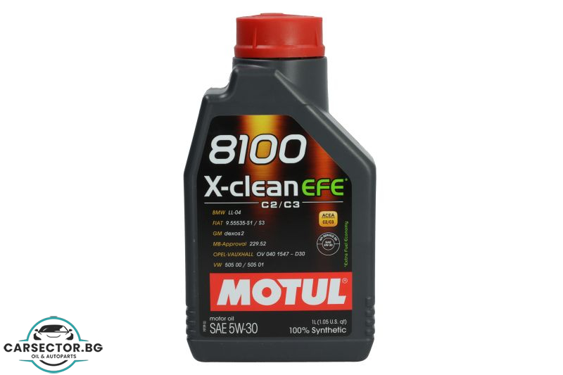 Двигателно масло Motul 8100 X-CLEAN EFE 5W30 1L