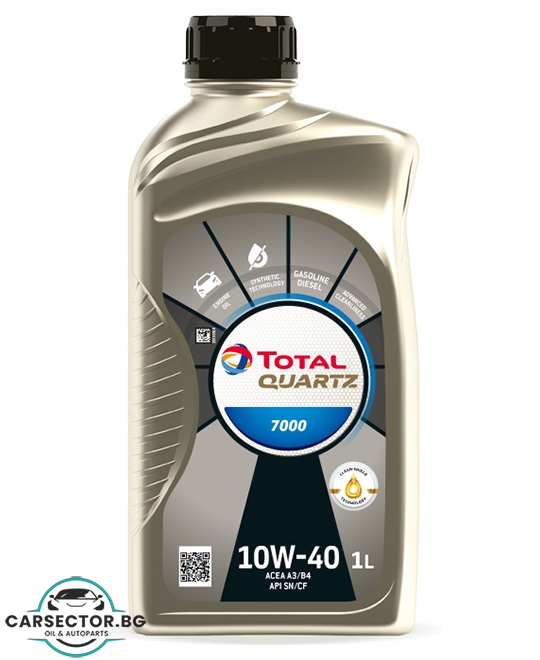 Двигателно масло TOTAL QUARTZ 7000 10W40 1L