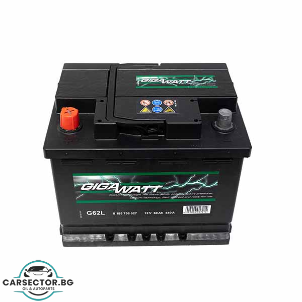 Акумулатор Gigawatt 60AH 540A L+