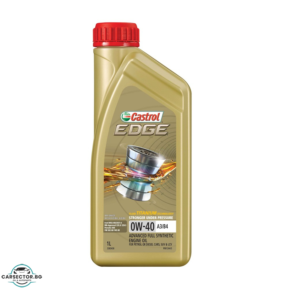 Двигателно масло Castrol EDGE 0W40 A3/B4 1L