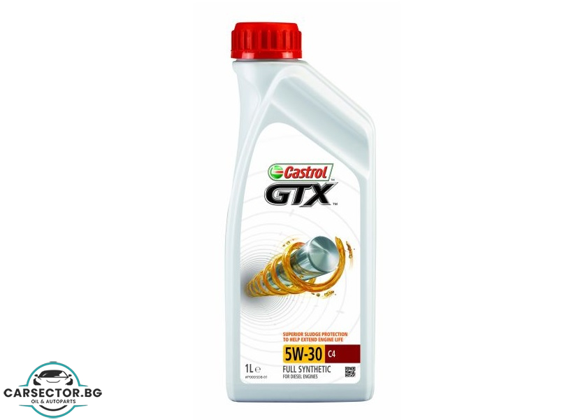 Двигателно масло CASTROL GTX 5W30 C4 1L