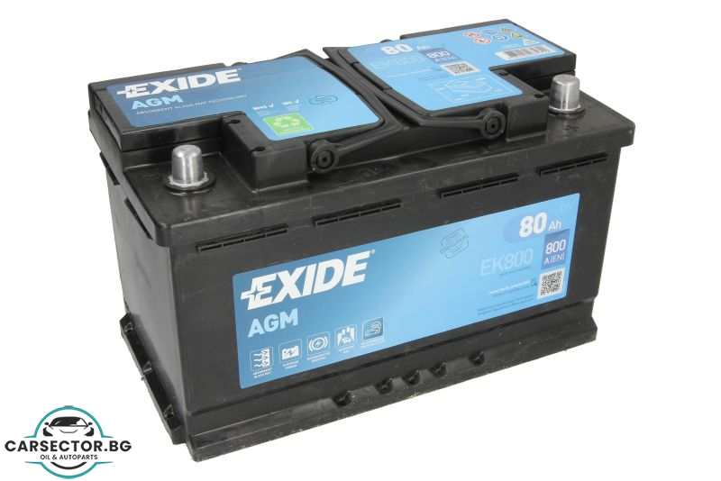 Акумулатор Exide EFB Start&Stop 80Ah 800A