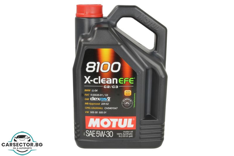 Двигателно масло Motul 8100 X-CLEAN EFE 5W30 5L