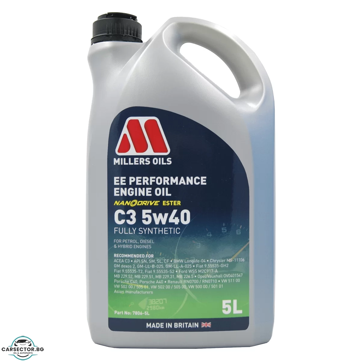 Двигателно масло EE Performance C3 5w40 5L