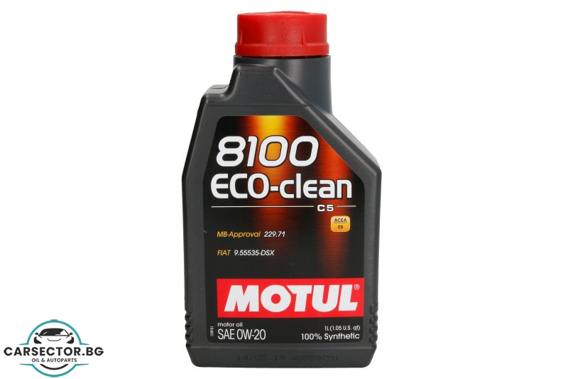 Двигателно масло Motul 8100 ECO-CLEAN 0W20 1L