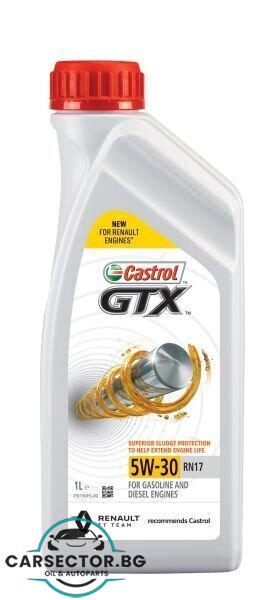 Двигателно масло Castrol GTX 5W30 RN17 1L