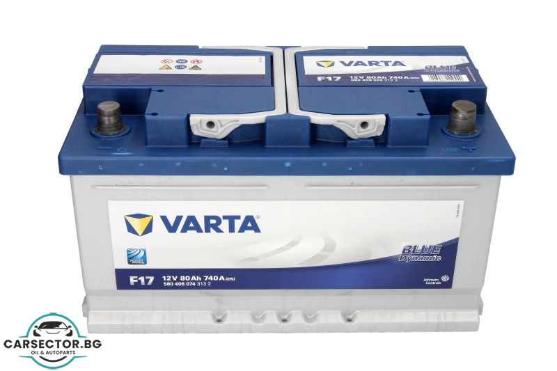 Акумулатор VARTA Blue Dynamic 80Ah 740A