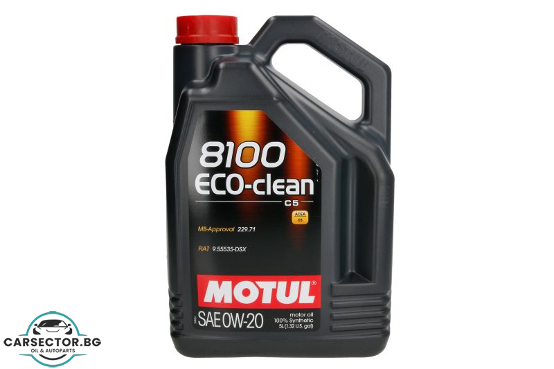 Двигателно масло Motul 8100 ECO-CLEAN 0W20 5L