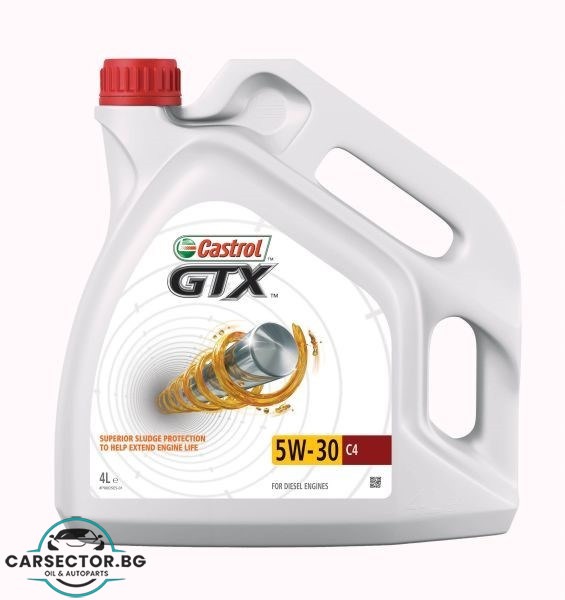 Двигателно масло Castrol GTX 5W30 C4 4L