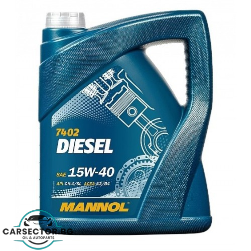 Двигателно масло MANNOL - DIESEL 15W40 - 5л.