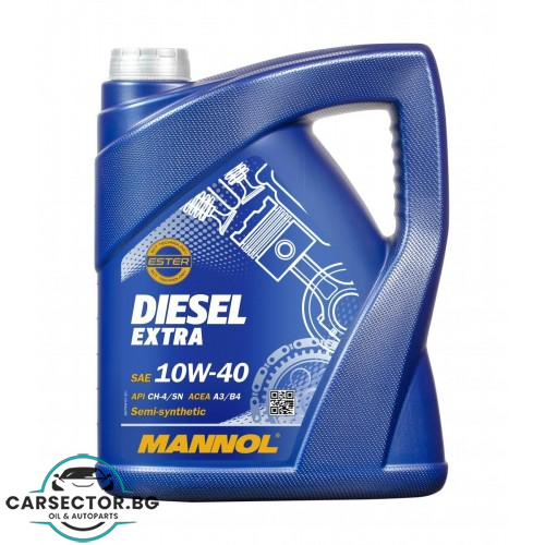 Двигателно масло MANNOL - DIESEL EXTRA 10W40 - 5л.