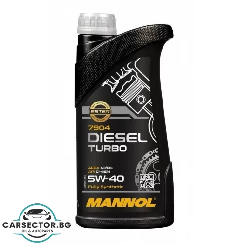 Двигателно масло MANNOL - DIESEL TURBO 5W40 - 1л.