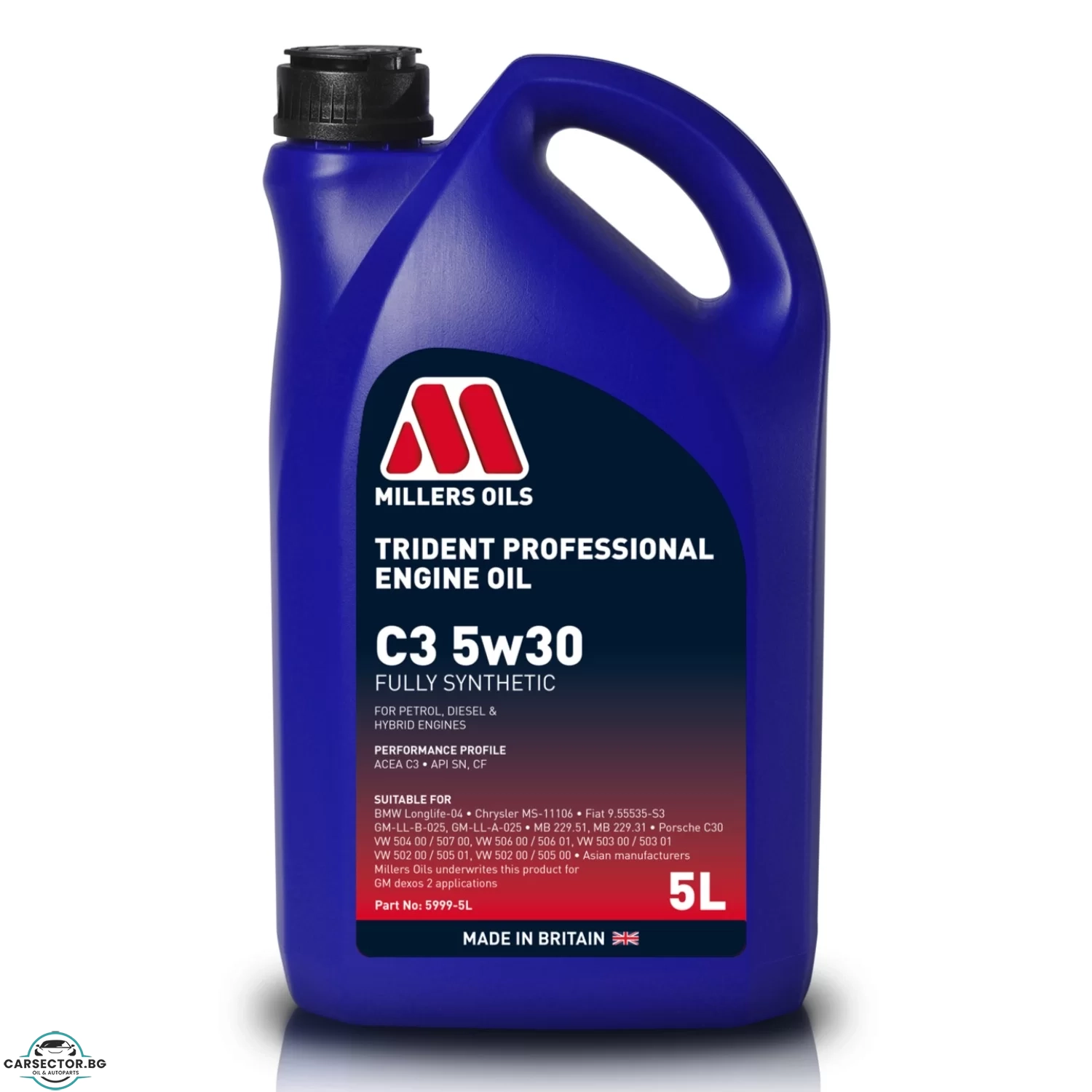 Двигателно масло Trident Professional C3 5w30 5L