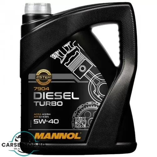 Двигателно масло MANNOL - DIESEL TURBO 5W40 - 5л.