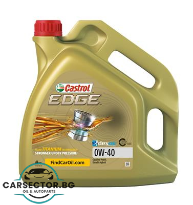 Двигателно масло Castrol EDGE 0W40 C3 4L